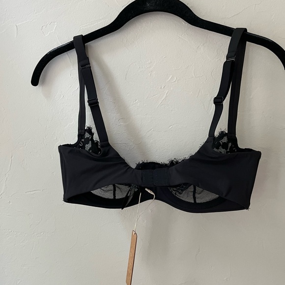 🖤SKIMS FEMME LACE UNLINED BALCONETTE BRA IN ONYX 34C 36C - Picture 5 of 5